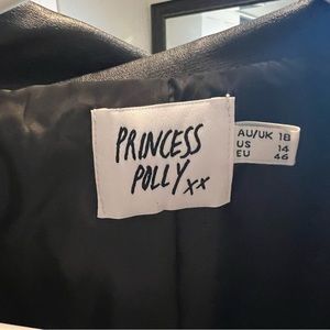 Black Princess Polly Leather Jacket!